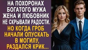 На похоронах богатого мужа жена и любовник не скрывали радости. Но когда гроб начали опускать...
