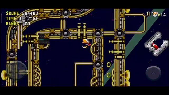 Sonic CD: Прохождение Stardust Speedway. Соник оказывается не уникальный персонаж, ведь Тейлз такой смотреть онлайн