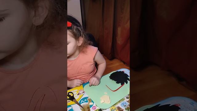 ёжик из фетра. с ozon. чем занять ребенка. 19.11.22г (7,3)