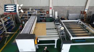 Автоматический станок для сращивания шпона