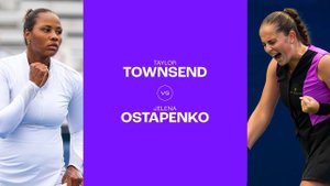 09.08.2024. Тейлор Таунсенд - Елена Остапенко. WTA Toronto. Taylor Townsend - Jeļena Ostapenko