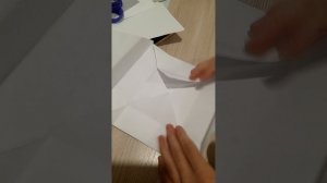 тутор на органайзер для канцелярии из бумаги.