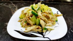 ПП Салат. Простой но эффективный. Рецепт салата для похудения.