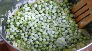 Суп-пюре из зелёного горошка