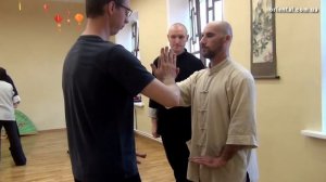 Тайцзи Ветер-Гром. Парный упор пайчжан