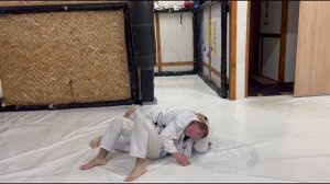 Jiu-Jitstu Спарринг (Удушение Кимоно)