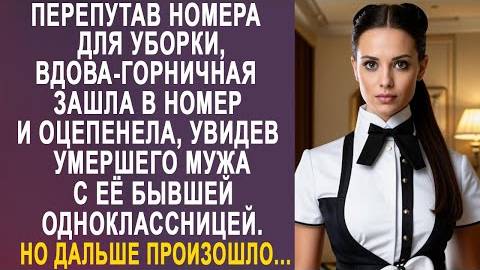 Перепутав номера для уборки, вдова-горничная зашла в номер и оцепенела, увидев умершего мужа с её...