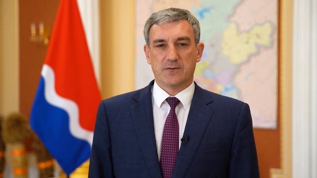 Поздравление с Днём строителя от Губернатора Амурской области Василия Орлова