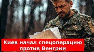 Сказались неудачи: Киев начал спецоперацию против Венгрии