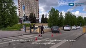 Рядом с администрацией города Иванове автомобилист сбил ребенка на самокате