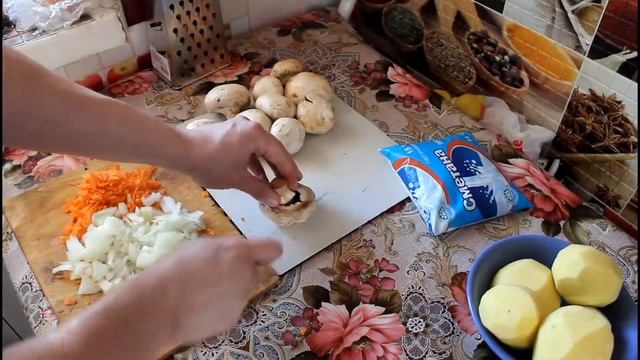 КРЕМ-СУП как в ресторанах из шампиньонов. Очень вкусный. #грибносуп #суппюре #грибнойсупрецепт