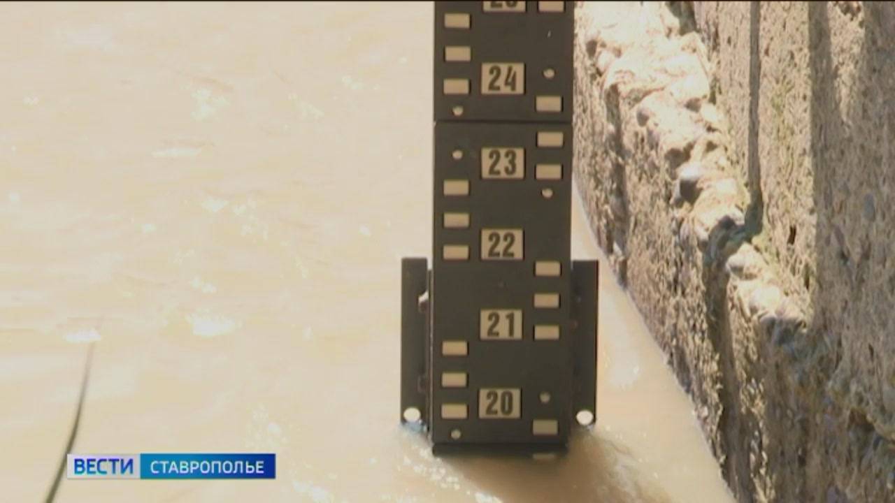 Река Калаус из-за проливных дождей может выйти из берегов