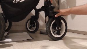 Быстрое снятие колеса на коляске Rant Dream 2 в 1 / Как снять