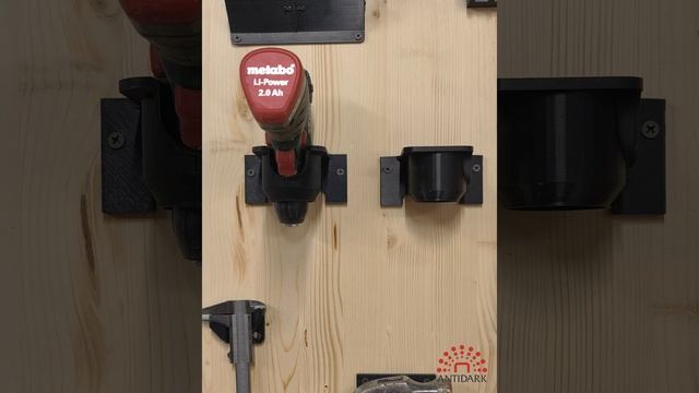 Держатель настенный (органайзер) для шуруповерта прямой и угловой смотреть онлайн