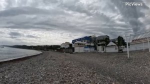 Сочи Лазаревское сегодня 19 мая 2025. Пляж Фламинго и Чайка. Обстановка, погода и море