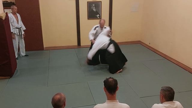 Изучаем учи и сото кайтен наге в айкидо, а в конце подх?