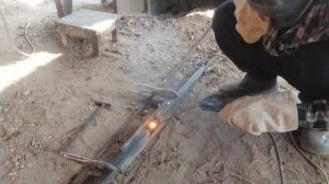 Как сварить торец арматуры между собой