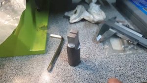 Изготовление целика для Сайги на станке VM18L