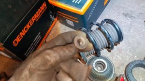 Как заменить передние стойки Опель zEfira Zafira B 1.8 бензин.