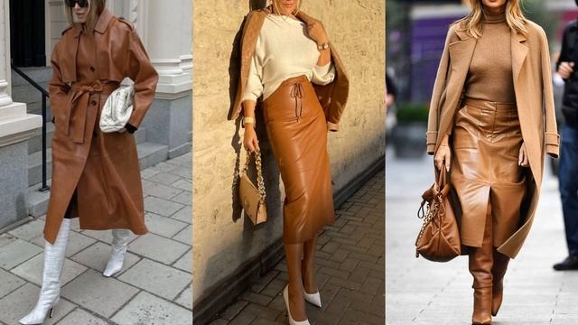 КАК НОСИТЬ КОЖАНУЮ ОДЕЖДУ ВЕСНОЙ 2025 ? смотреть онлайн