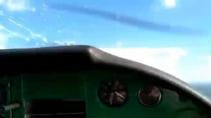 Пара фигур на легком самолёте Socata Rallye 180 в Подмосковье.