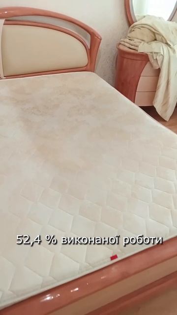 #shorts ХІМЧИСТКА МАТРАЦУ 50/50% химчистка матраса ДО/ПОСЛЕ смотреть онлайн