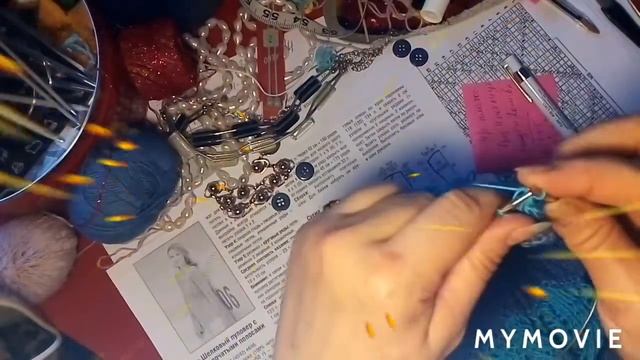 Ажурный пуловер с узорчатыми полосами часть 8 делаем у смотреть онлайн