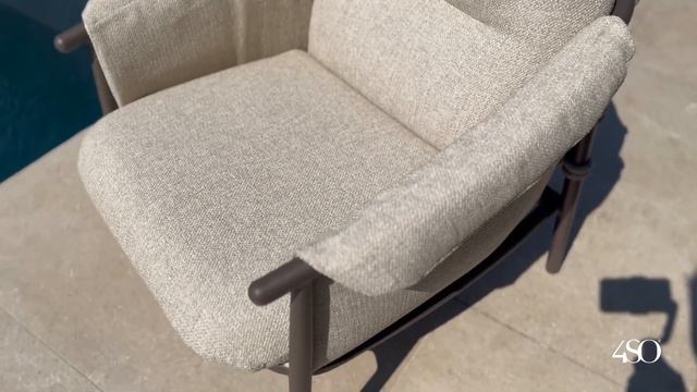 Привабливий вуличний лаунж-диван з лежаком і кріслом E смотреть онлайн