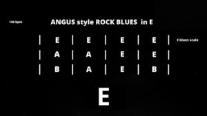 Angus Ala AC DC Style Rock BluesBacking Track in E