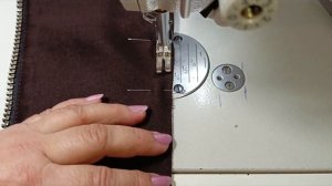 Устанавливаю молнию на шубу, натуральную (мутон)