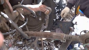 Пахота по снегу МТЗ 80