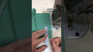 Как обработать разрез киперной лентой на трикотажном