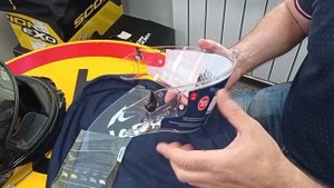 Как установить пинлок на Shark Spartan RS
