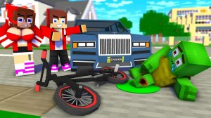 Парни попадают в аварию в МАЙНКРАФТЕ