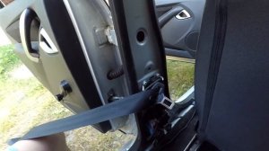 Регулировка ремня безопасности Granta.