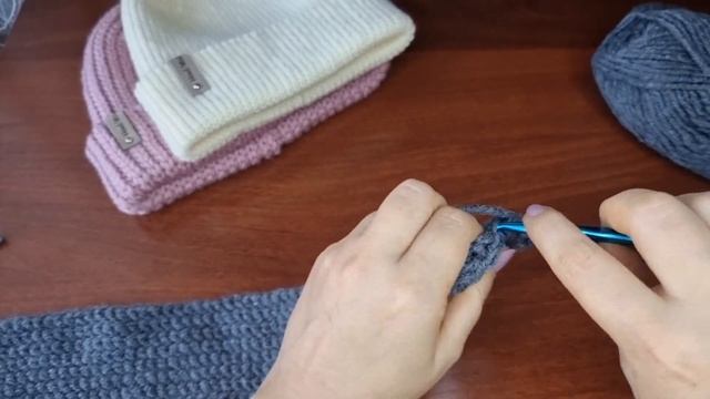 Базовая Шапка крючком 🔥4 КЛИНА🔥 смотреть онлайн