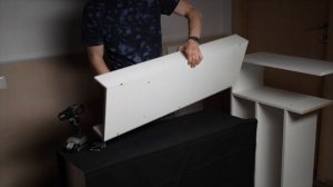 Сборка обувница с полкой