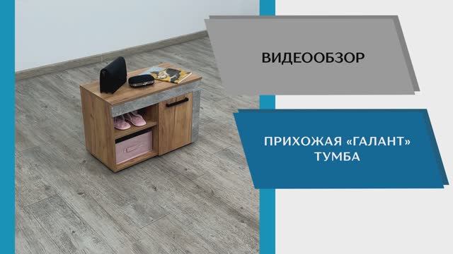 ТЭКС Видео обзор. Прихожая Галант. Тумба.