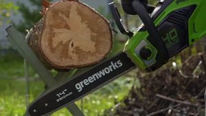Цепная пила Greenworks GD40CS15 40V 2005707 (35 см) бесщеточная аккуму