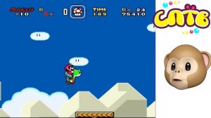 СУПЕР МАРИО УБЕГАЕТ от ЧУДИЩА Приключения мульт героя Super Mario World детский летсплей от SPTV