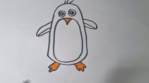Пингвин. Как нарисовать пингвина