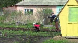 Муромцево 17 МАЯ  2025 г Начинаем пахать землю в огороде.