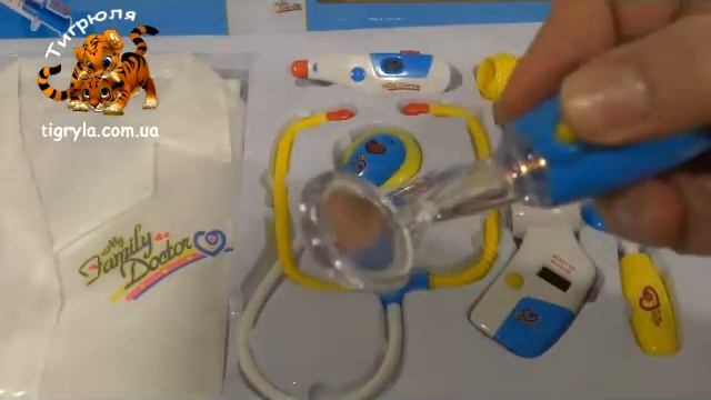 Дитячий ігровий набір лікаря з халатом та інструмента смотреть онлайн