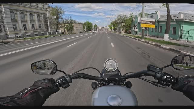 Harley-Davidson Sportster XL1200N Прохват по Туле Часть 2