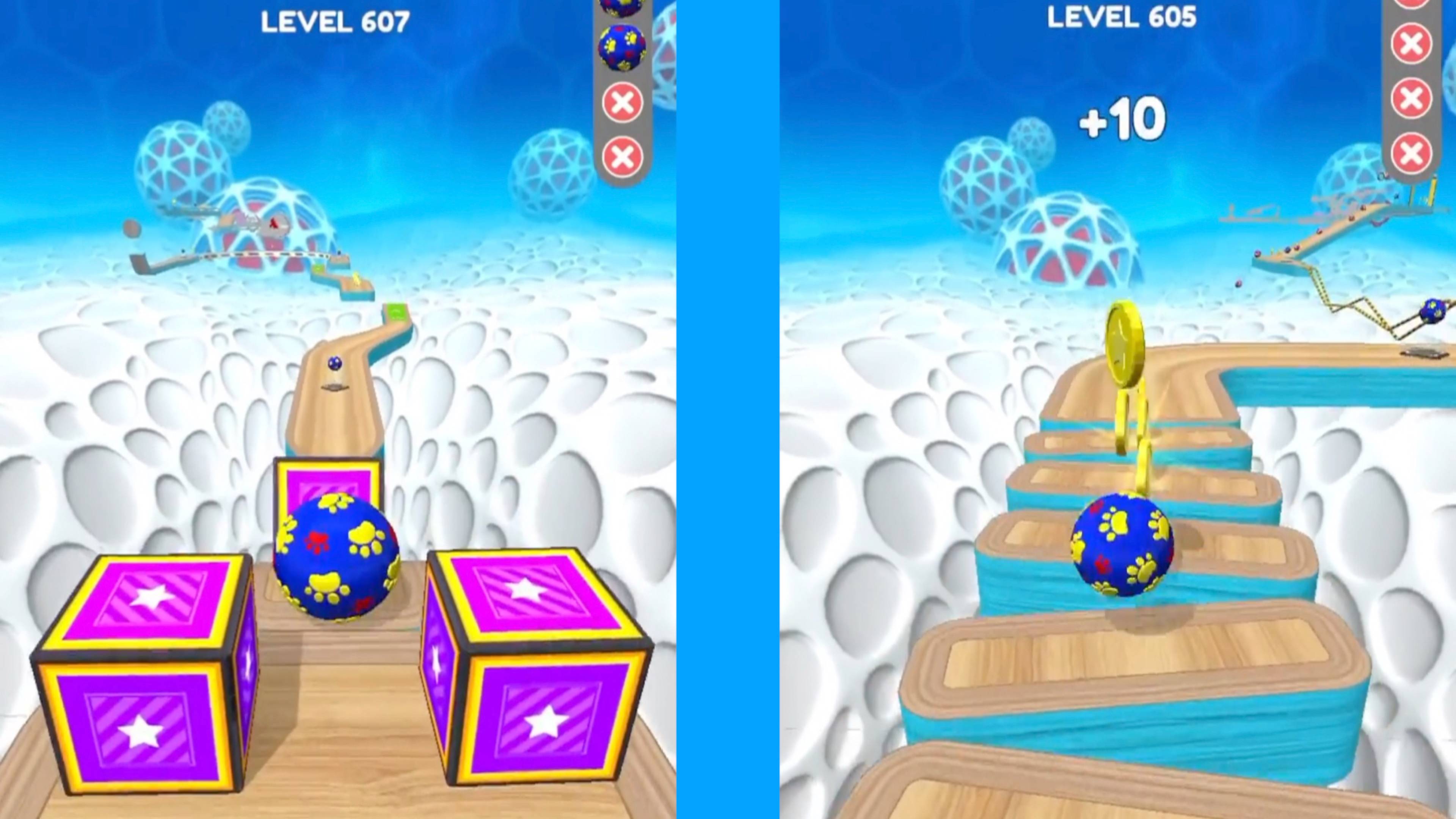 Going balls All Levels Gameplay IOS Android Going Balls Level 605 to 608 Race Football