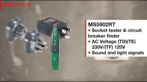 Тестер за електроинсталации MASTECH MS5905RTD