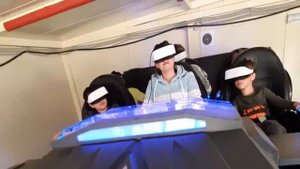 VR аттракцион Космический шаттл в парке развлечений "Сказка"