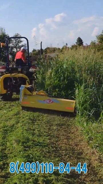 Косилка измельчитель GL1 из Италии смотреть онлайн