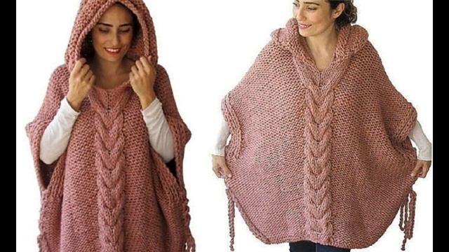 Подборка чудесных моделей пальто, пончо, накидок с пол смотреть онлайн