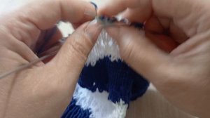 Ажурный узор для носков спицами